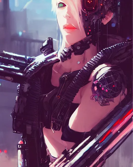 female cat assassin, wearing cyberpunk intricate | Stable Diffusion ...