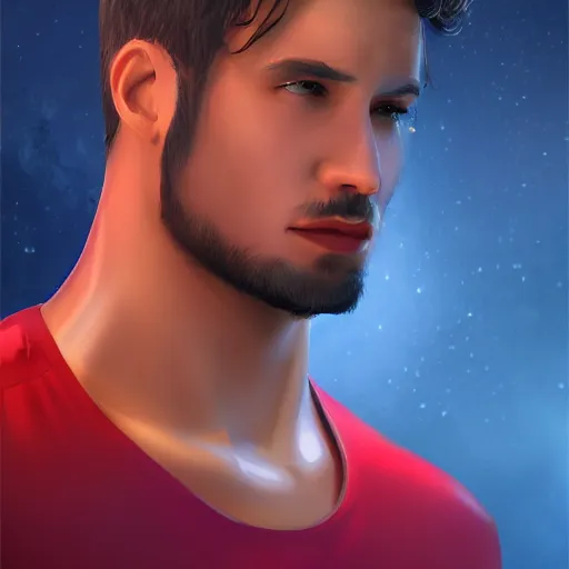 Prompt: the top 1 0 of male profile picture of 2 0 2 5, 4 k, beautiful gorgeous digital art, trending on artstation