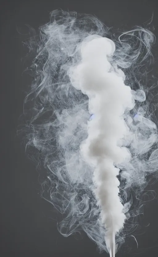 Image similar to elegant thin smoke on black background