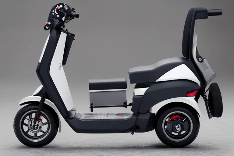 Image similar to a mobility scooter designed and produced by volkswagen