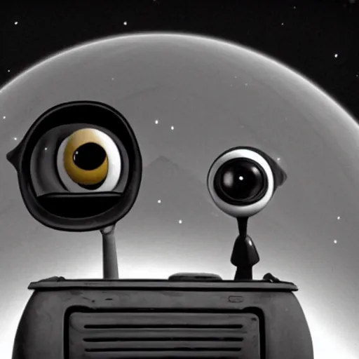 Image similar to wall · e in a twilight zone episode