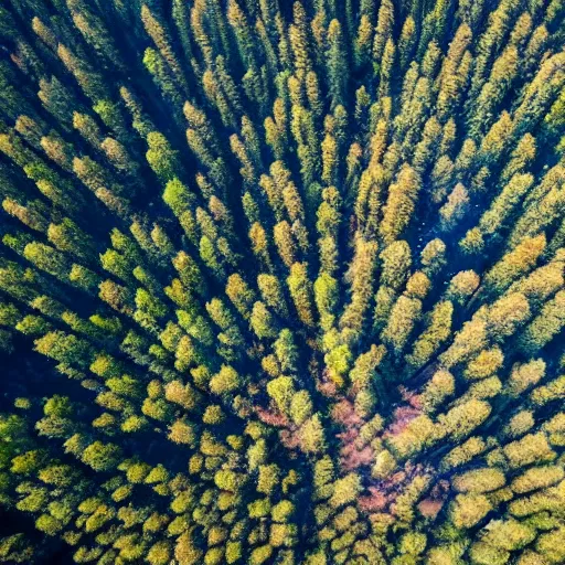 Image similar to aerial photo of a large wildfire in a forest