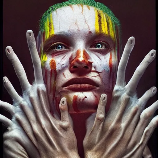 Image similar to super schizophrenic superhuman, lush detail, national geographic, ultra - realistic, hyperrealism, isotonic