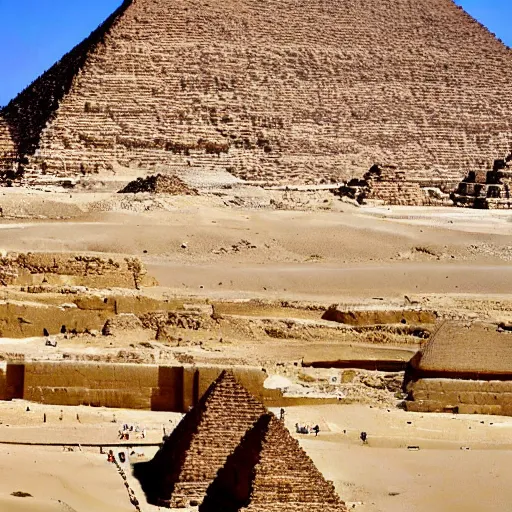 Prompt: pyramids of egypt