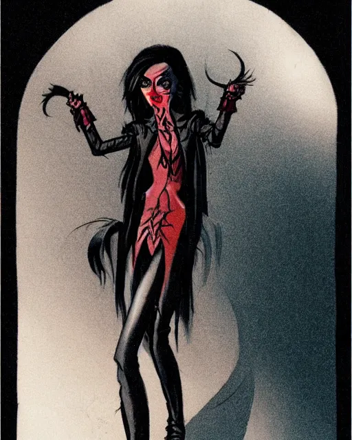 Image similar to a mulato androgynous vampire, in the style of vampire the masquerade