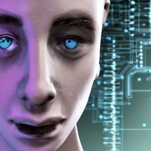 Prompt: Super Artificial Intelligence Human Hybrid