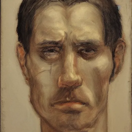 Image similar to Pondering expression and gesture on a man's face