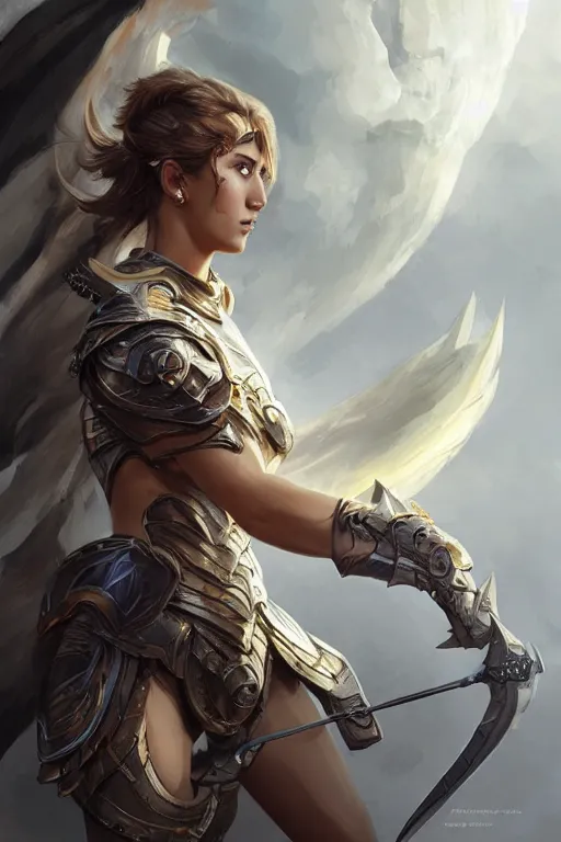 Image similar to amazon valkyrie athena, d & d, fantasy, portrait, highly detailed, headshot, digital painting, trending on artstation, concept art, sharp focus, illustration, art by artgerm and greg rutkowski and magali villeneuve