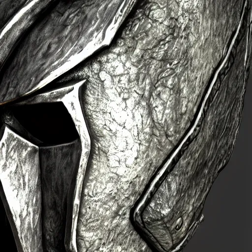 Prompt: miraak's mask from skyrim, close up view, trending on artstation