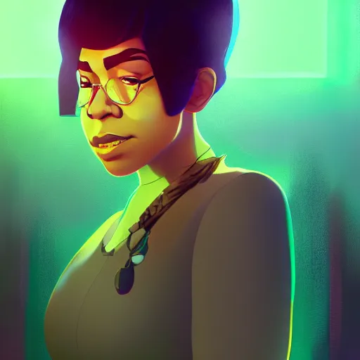 Image similar to Octavia Butler as Lauren Olamina, ambient lighting, 4k, anime key visual, lois van baarle, ilya kuvshinov, rossdraws, artstation