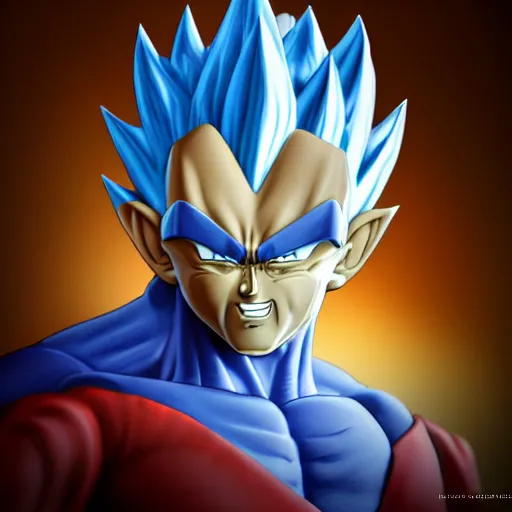 Prompt: Ray-traced vegeta, by artgerm