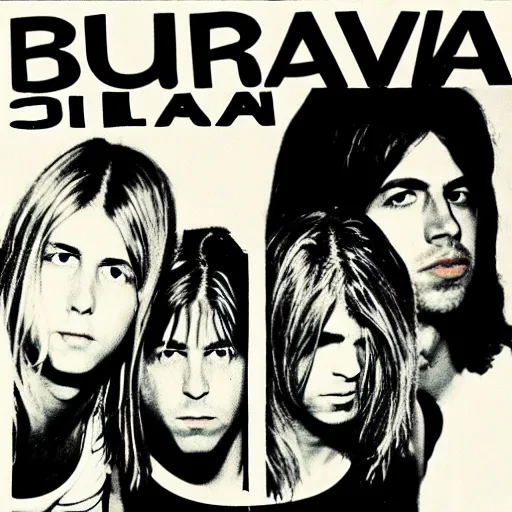 Image similar to nirvana album cover from the 6 0 s