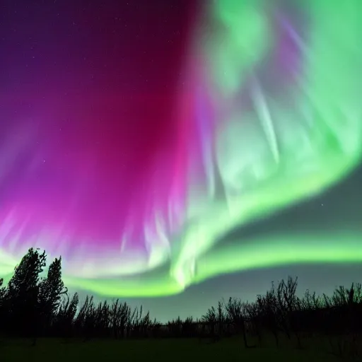 Prompt: Aurora borealis tornado, tornado aurora, twister, glowing plasma tornado