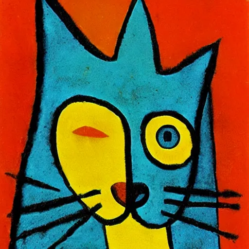 Image similar to cat by rufino tamayo