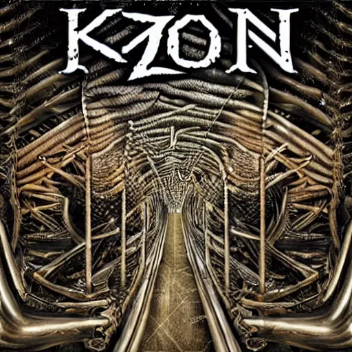 Prompt: korn new album cover, digital art, leaked image, concept,