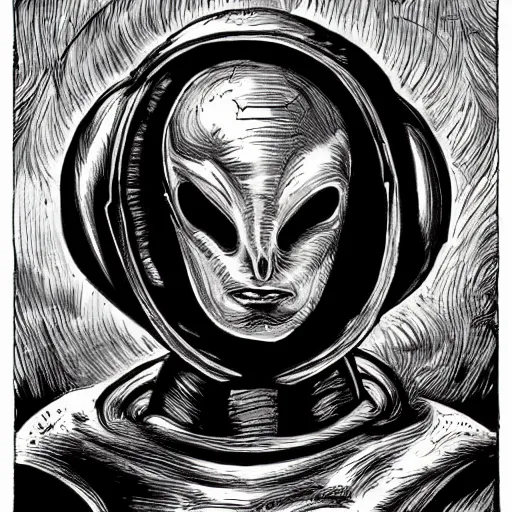 Image similar to alien by rubens