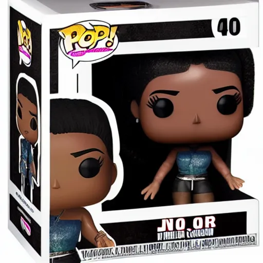 Image similar to funko pop of joi from blade runner 2 0 4 9 translucent hologram, neo noire