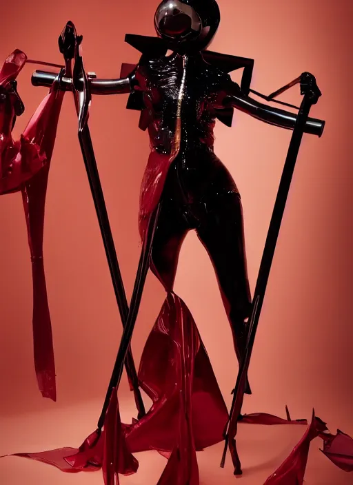 Image similar to lady gaga by nick knight, born this way, born this way album, red weapon 8 k s 3 5, cooke anamorphic / i lenses, highly detailed, cinematic lighting