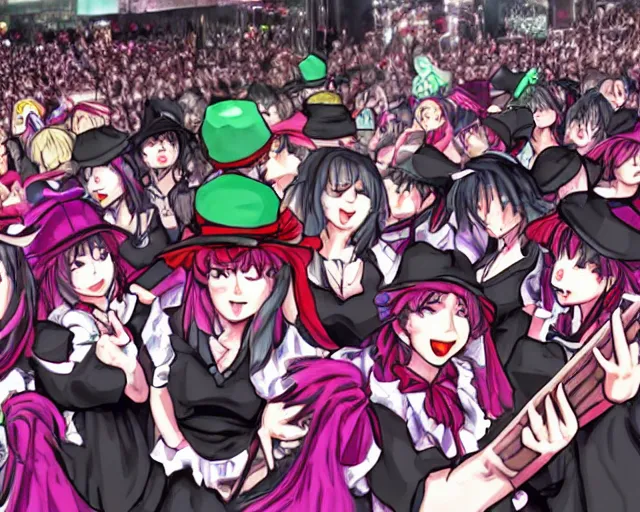 Image similar to touhou mosh pit