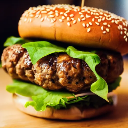 Prompt: close up high resolution photo of cheeseburger, very tasty, food photography, instagram, trending