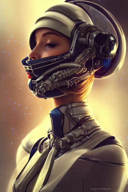 Image similar to portrait futuristic beautiful northern europe Airforce armored pilot Girl, at inside of future fighter aircraft, ssci-fi, fantasy, intricate, very very beautiful, elegant, human anatomy, neon light, highly detailed, digital painting, artstation, concept art, soft light, smooth, sharp focus, illustration, art by tian zi and WLOP and alphonse mucha