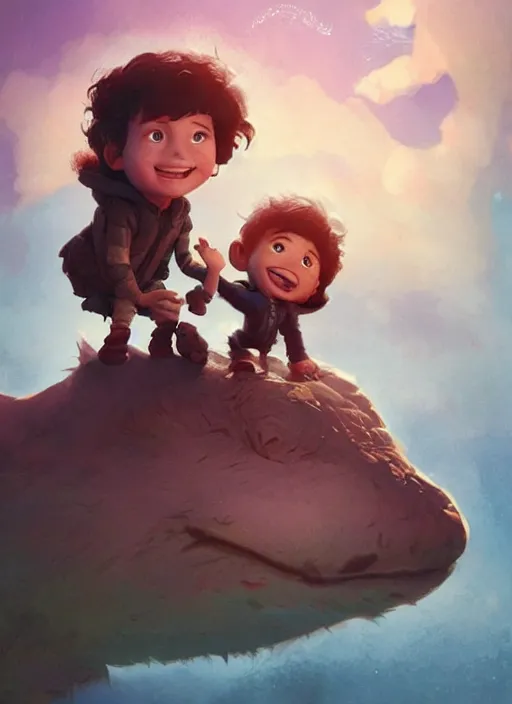 Image similar to a cute mother fostering her two sons in an adventure movie by nuri iyem, james gurney, james jean, greg rutkowski, anato finnstark. pixar. hyper detailed, 5 0 mm, award winning photography