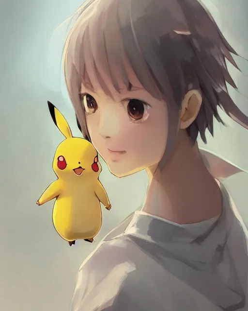 Image similar to Pikachu as human, sharp details, sharp focus, elegant, highly detailed, illustration, by Jordan Grimmer and greg rutkowski and PiNe(パイネ) and 薯子Imoko and 香川悠作 and wlop and maya takamura, intricate, beautiful, Trending artstation, pixiv, digital Art