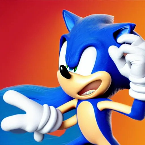 Image similar to sonic the hedgehog