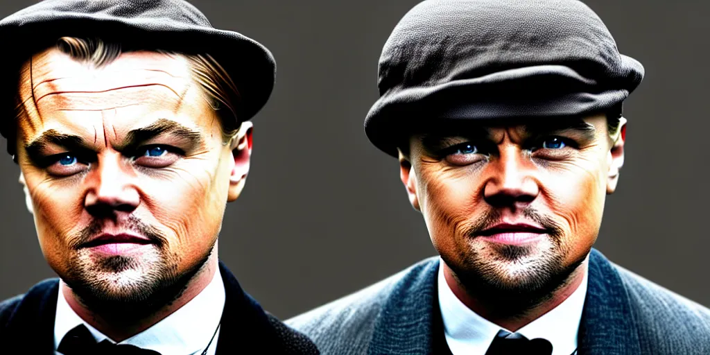 Prompt: Leonardo DiCaprio as Peaky Blinders