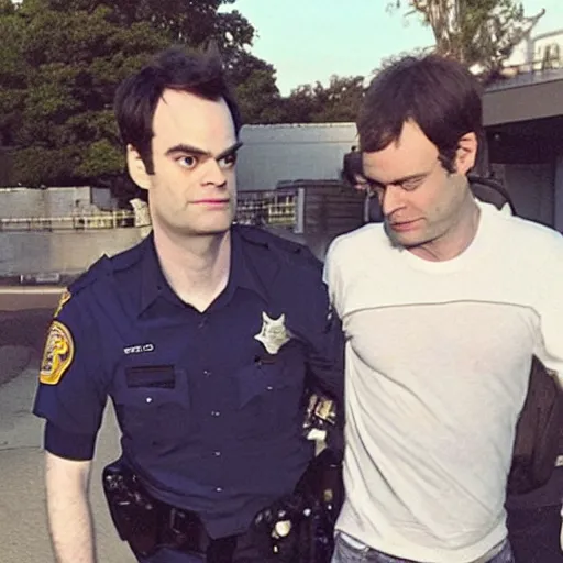 Prompt: “Bill Hader being arrested for public indecency, TMZ photo”