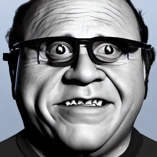 Prompt: Danny Devito as a cyborg 3D digital art, extremely detailed, futuristic, epic