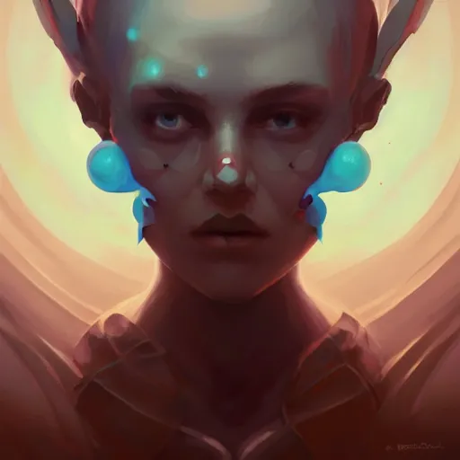 Image similar to a symmetrical portrait by pete mohrbacher and greg rutkowski and wlop and artgerm, digital art, unreal engine 5, trending on artstation, deviantart, pinterest, rule of thirds, 4 k uhd image