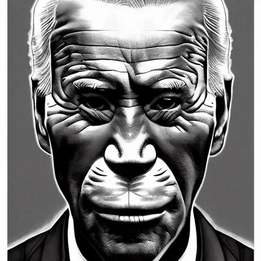 Prompt: Very funny Joe Biden looking like an old monkey, colorful painting on grey scale face, powerful , magic, thunders, dramatic lighting, intricate, wild, highly detailed, digital painting, artstation, concept art, smooth, sharp focus, illustration, art by artgerm and greg rutkowski and alphonse mucha, footage