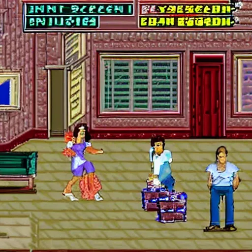 Image similar to Screenshots from Seinfeld: The Game released for the Sega Genesis in 1994
