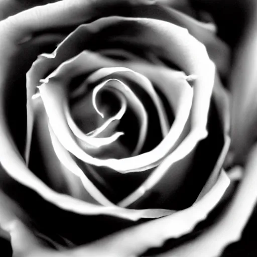 Image similar to award - winning macro of a beautiful black rose made of glowing molten magma