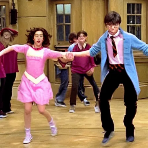 Image similar to harry potter dancing in high school musical