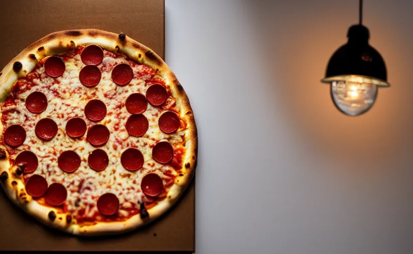 Image similar to a pizza, natural light, cinematic lighting, 8 k