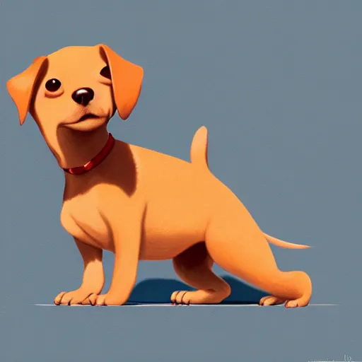 Image similar to goro fujita ilustration a cute puppy, painting by goro fujita, sharp focus, highly detailed, artstation