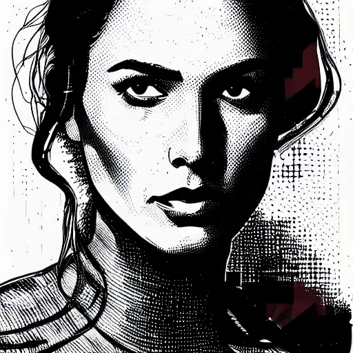 Image similar to portrait of gal gadot, by laurie greasley and james stokoe, 4 k, 8 k