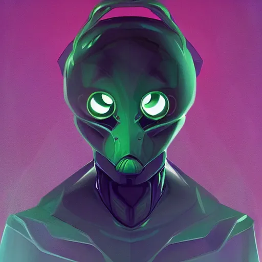 Image similar to exophilia, handsome, emerald like alien race, big black eyes artstation