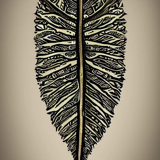 Prompt: beautiful digital illustration of Intricate a whole fantasy leaf, encrusted jewels, illustration, detailed veins, sharp focus, octane render, high quality, 8k, volumetric lighting, on black background