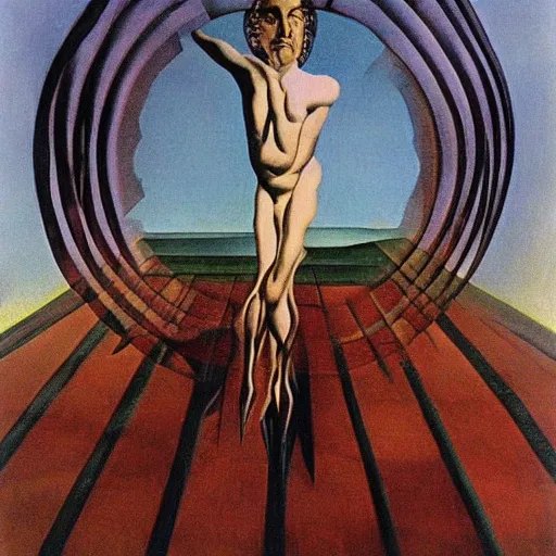 Image similar to visions of xanadu, by marcel duchamp, salvador dali, rene magritte, andre breton