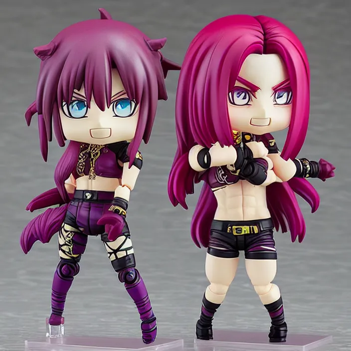 Image similar to diavolo, an anime nendoroid of diavolo, jojos bizarre adventure, figurine, detailed product photo