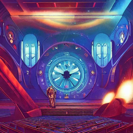 Image similar to pipe organ space opera album cover, style of john harris, david hardy, michael okuda, vincent di fate, rongier, dramatic lighting, detailed, gothic, ornate, symmetrical, kafka