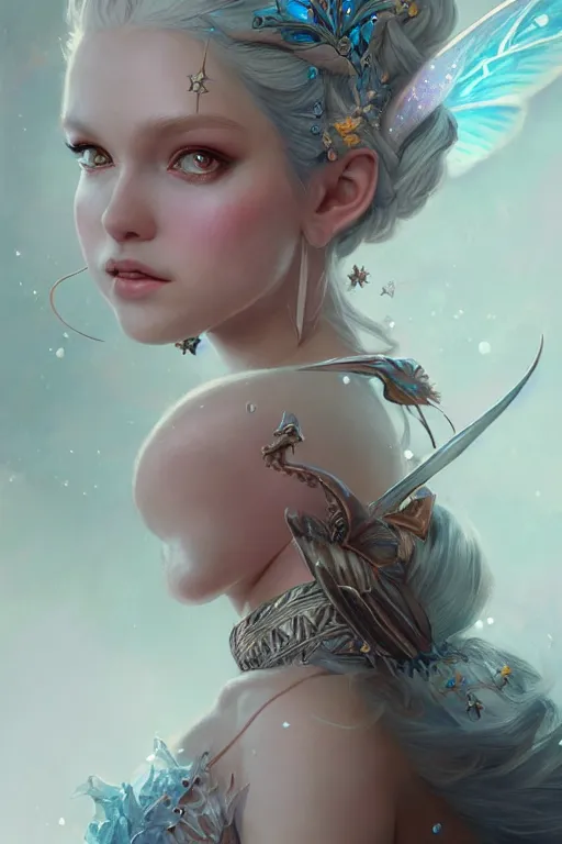 Image similar to fairy princess, highly detailed, d & d, fantasy, highly detailed, digital painting, trending on artstation, concept art, sharp focus, illustration, art by artgerm and greg rutkowski and fuji choko and viktoria gavrilenko and hoang lap