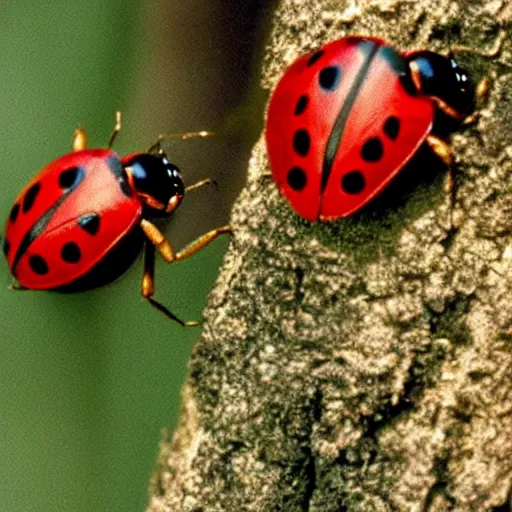 Prompt: ladybugs in lord of the rings trilogy ( film )