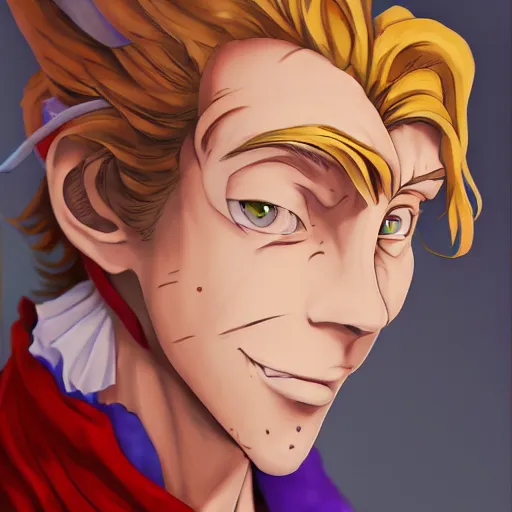 Image similar to portrait of guybrush threepwood, anime fantasy illustration by tomoyuki yamasaki, kyoto studio, madhouse, ufotable, trending on artstation