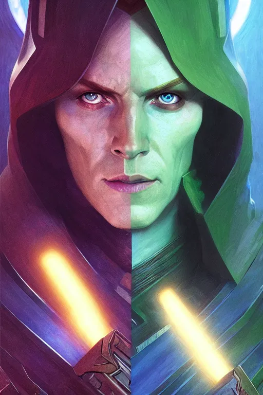 Prompt: a portrait of ronan the accuser from guardians of the galaxy, fantasy, sharp focus, intricate, elegant, digital painting, artstation, matte, highly detailed, concept art, illustration, ambient lighting, art by ilya kuvshinov, artgerm, alphonse mucha, and greg rutkowski