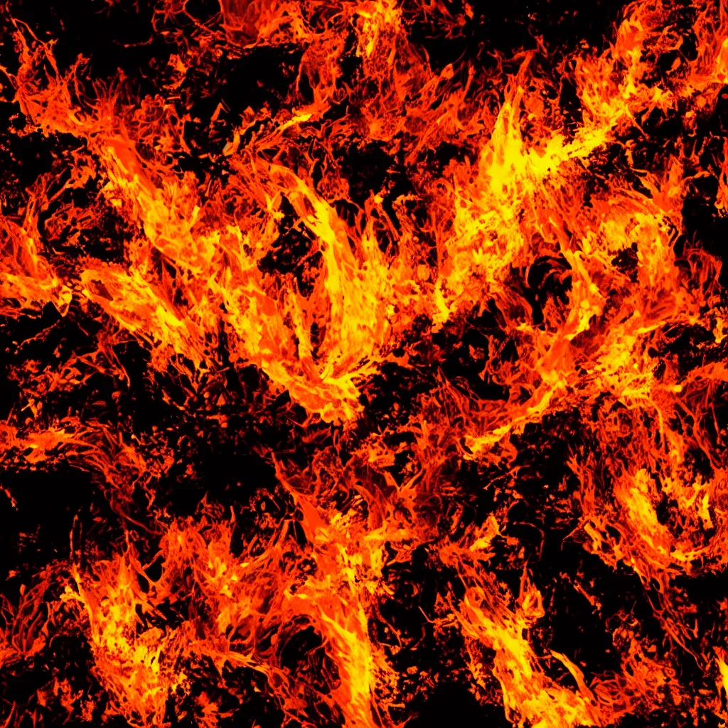 Prompt: texture of fire