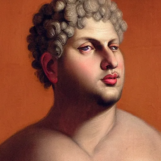 Image similar to A 17th century Baroque Painting of Emperor Nero, portrait of Emperor Nero, grainy, realistic, very realistic, hyperrealistic, highly detailed, very detailed, extremely detailed, very neat, very epic, very cool, detailed, trending on artstation